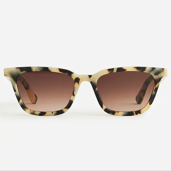J. Crew Angular Tortoiseshell Sunglassss - Picture 6 of 6